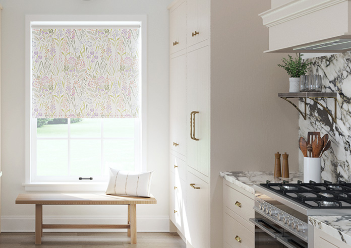 Foxglove Field, Pastel Spring - Roller Blind - Image 3